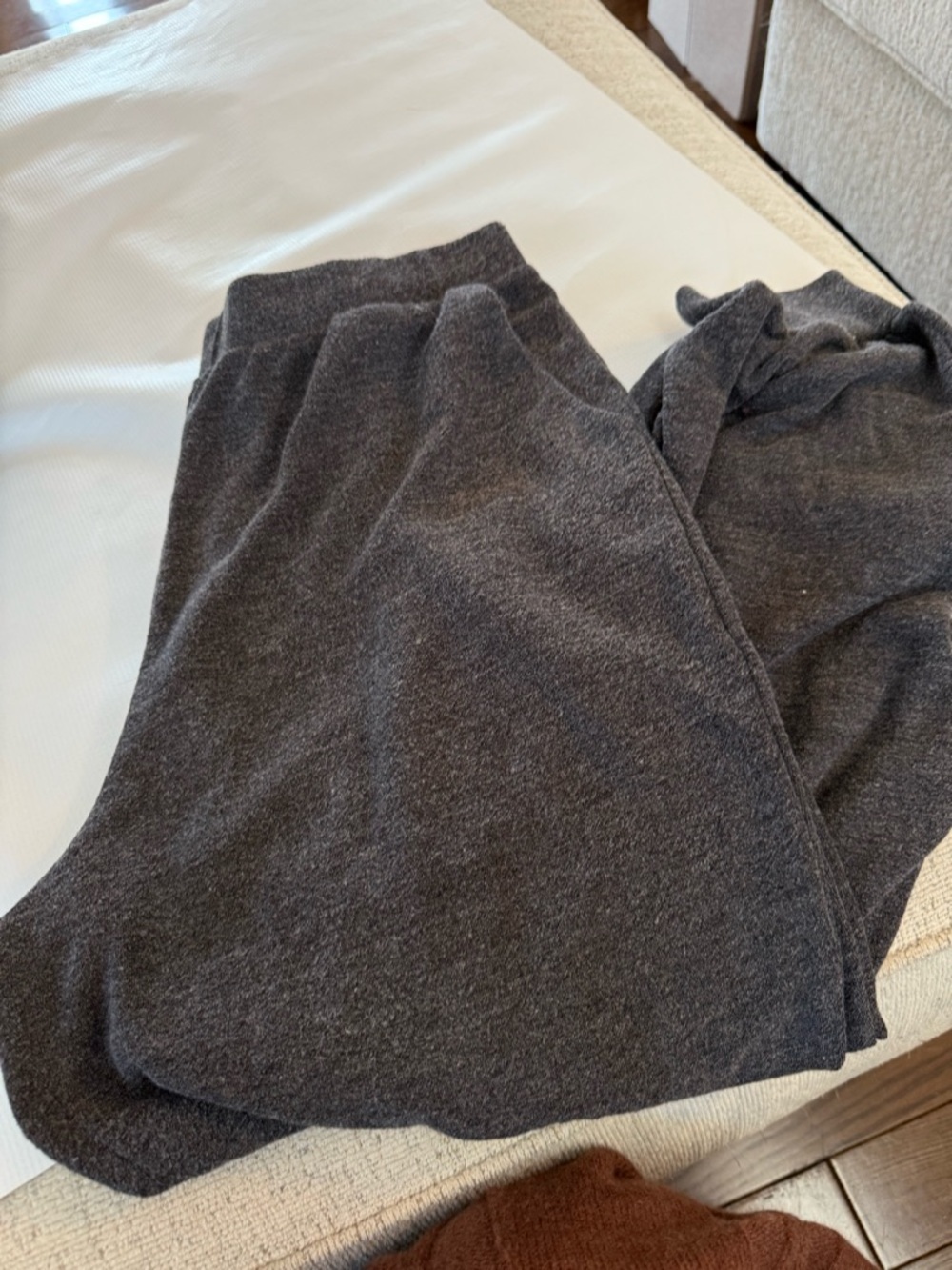 Lumiere Gray Track Pants w Pockets Size Large w pockets